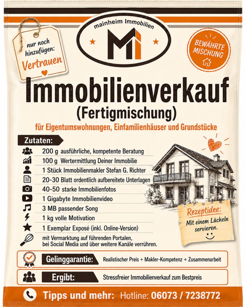Das passende Rezept für Ihre Immobilienvermarktung