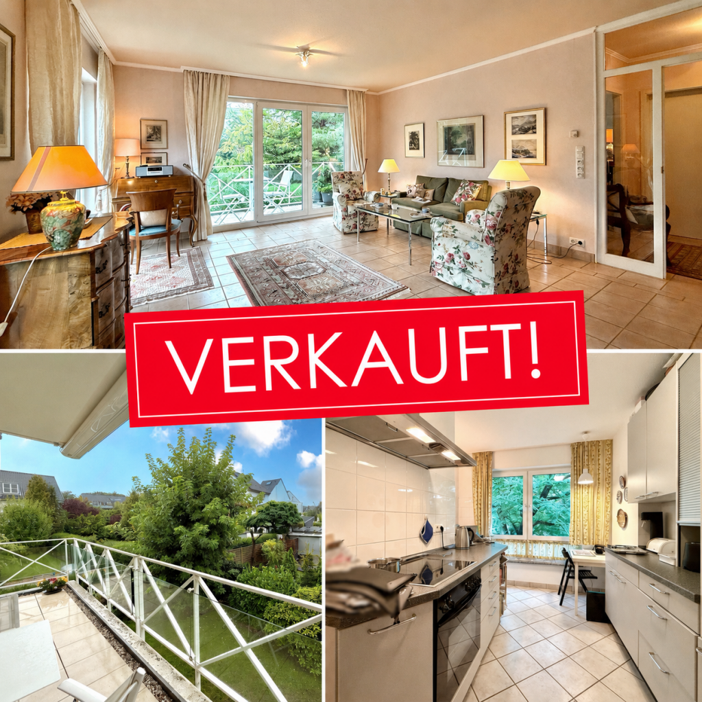 Traumhafte, mietfreie 3-Zimmer-Eigentumswohnung, 98 qm Wohnfläche im Villenviertel (Rhein-Nähe) in Bonn / Bad Godesberg